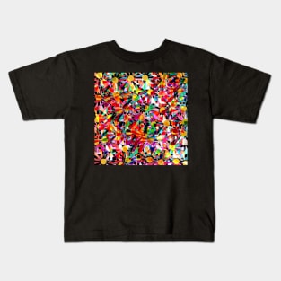 Rainbow Sunshine Geometric Kids T-Shirt